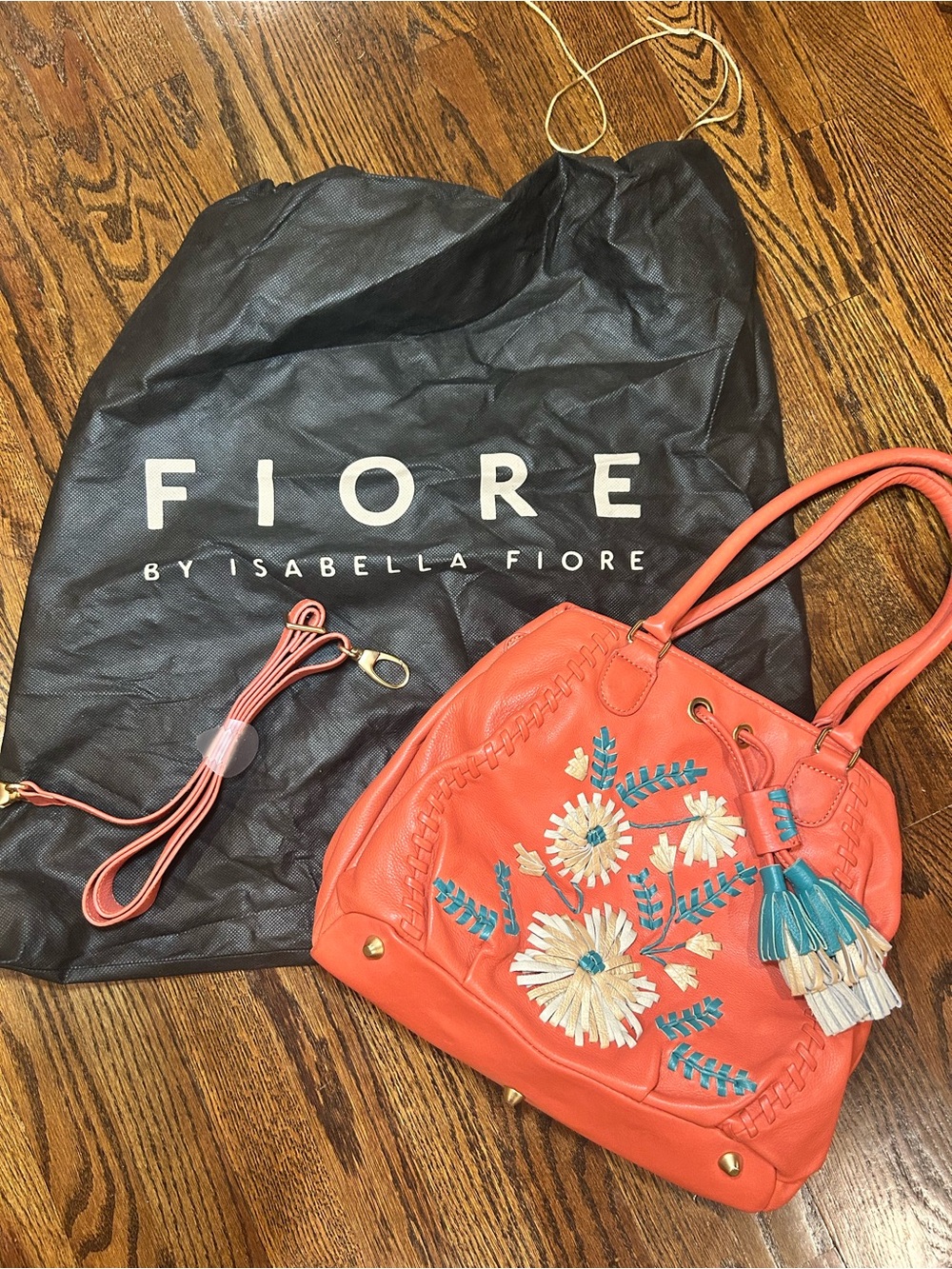 Vintage Isabella Fiore Leather Bag